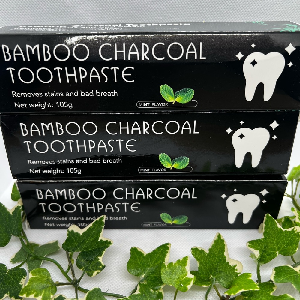 Bomboo charcoal toothpaste 105g black